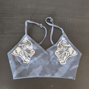 Darc Sport Blue Graphic Sports Bra